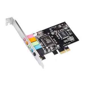 Hot sale Smart CMI8738 6 channel mini pcie sound card pci express sound card creative