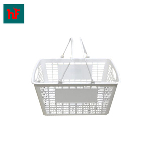 Cestino per la Spesa in <span class=keywords><strong>Plastica</strong></span> Resistente con 2 Manici, Capacità 22L, Prezzo di Fabbrica, Ordine Minimo 100 Pezzi - Product Image 2