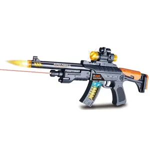 Toy Back Submachine Gun for Kids2018 Electric Solid Electronic Toy Plastic with Infrared Ray ABS