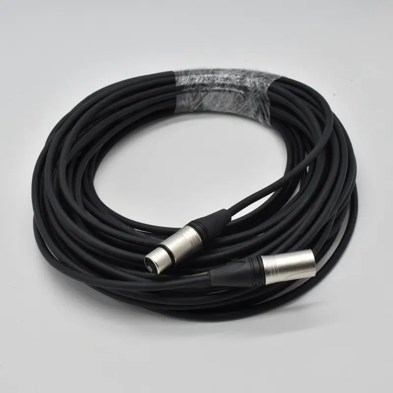 Microphone audio cable cannon cable plug female male XLR connector 3 pin