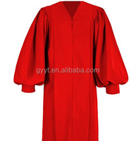 Bata de clero púlpito en el fabricante de Wesley rojo