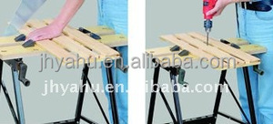 <span class=keywords><strong>Banco</strong></span> <span class=keywords><strong>de</strong></span> <span class=keywords><strong>Trabajo</strong></span> Plegable <span class=keywords><strong>de</strong></span> Madera para Exteriores, Tablero <span class=keywords><strong>de</strong></span> MDF <span class=keywords><strong>de</strong></span> 20 Pulgadas Cuadradas - Product Image 4
