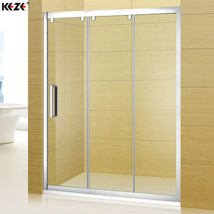 Panel de <span class=keywords><strong>ducha</strong></span> de vidrio fijo personalizado, pantalla de <span class=keywords><strong>ducha</strong></span> de baño con marco KZ5686322, deslizamiento transparente CN;GUA 6-8mm, <span class=keywords><strong>para</strong></span> Hotel - Product Image 4