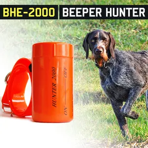 Su geçirmez avcılık köpek bipleyici tasma HUNTER 2000 avcı için avcılık