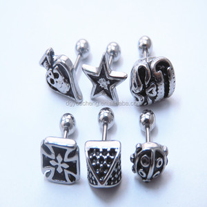 <span class=keywords><strong>Cicuta</strong></span> unisex hombres punk pendientes fresco círculo aro - Product Image 4