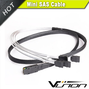 Cable Mini SAS SFF-8087 a 4 SATA <span class=keywords><strong>IPass</strong></span> para Conexión a Placa Base, 1 Cable - Product Image 4