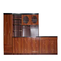 Modern Kitchen Cabinet with Precut Granite Countertops