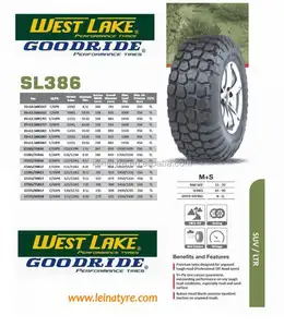 Fábrica de pneus da china goodride/westlake para sl386 lt265/75r16 lt285/75r16