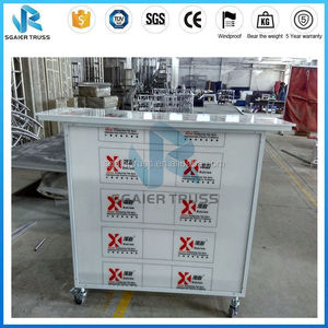 Sgaier LED iluminado <span class=keywords><strong>Bar</strong></span> portátil sobre ruedas - Product Image 5