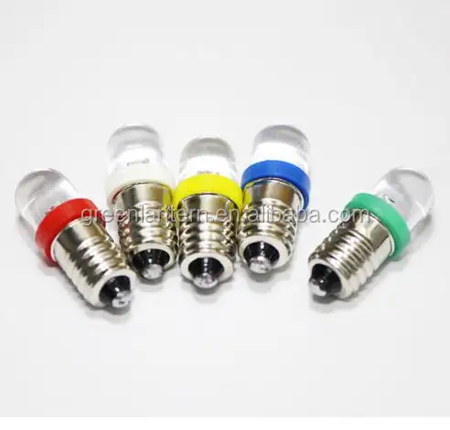 E10/T10สกรูหลอดไฟ Led หลอดไฟ12โวลต์เย็นสีขาว/อบอุ่นสีขาว