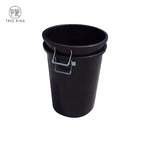 <span class=keywords><strong>60L</strong></span> Kích Thước Nhỏ Mở Đầu Vòng Nhựa Thức Ăn Rộng Xô Có Tay Cầm Cho Ống Thức Ăn - Product Image 4