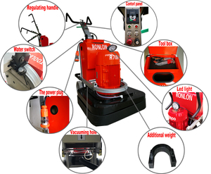 Pulidora <span class=keywords><strong>de</strong></span> Pisos, Máquina Amoladora Automática para Nivelación en Húmedo <span class=keywords><strong>de</strong></span> <span class=keywords><strong>Terrazo</strong></span> y Concreto - Product Image 5
