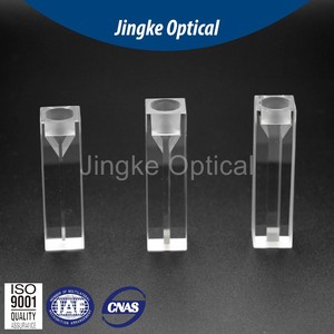 Jingke Factory Outlet Spectrofotometer <span class=keywords><strong>Cuvette</strong></span> Uv <span class=keywords><strong>Cuvette</strong></span> <span class=keywords><strong>Micro</strong></span> Cuvetten Met Witte Muren En Stoppers - Product Image 2