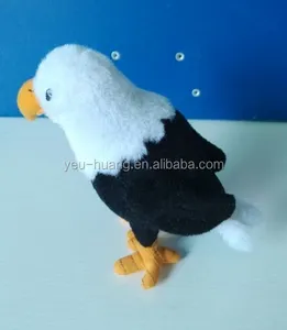 Realistic plush eagle stuffed animal toy supplier factory manufacturer