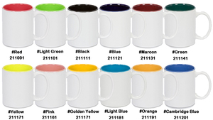 แก้วเซรามิกขนาด11ออนซ์,แก้วกาแฟออร์ก้าเคลือบสองโทน - Product Image 3