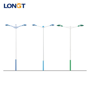 Columna de luces led para exteriores, poste de lámpara de iluminación, 80w, 100w, 120w