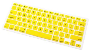Protetor de poeira de teclado de silicone, colorido personalizado, árabe, teclado, capa