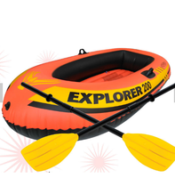 Bateau de pêche gonflable en PVC durable, canot gonflable, taille 1 et 2 personnes