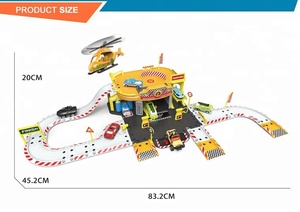 Children plastic racing <span class=keywords><strong>pitstop</strong></span> toy parking Gae - Product Image 3