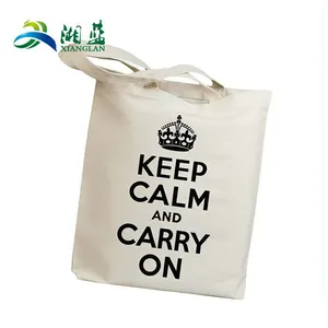 keep calm and carry on heavy canvas tote bag, canvas bags digital printing tote bag