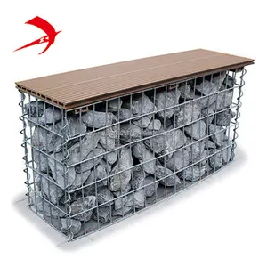 <strong>Gabion</strong> Baskets Galvanized Iron Wire Welded Cutting <strong>PVC</strong> Coated <strong>Gabions</strong> - Product Image 1
