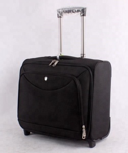 16" Cabin Size Rolling Business Men Flight Bag Carry-<strong>on</strong> Pilot Fabric Travel Suitcase Carry <strong>on</strong> Trolley Luggage <strong>Wheel</strong> <strong>Laptop</strong> <strong>Case</strong> - Product Image 3