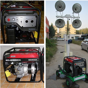 Torre de Iluminación Portátil de 8kW con <span class=keywords><strong>Generador</strong></span> Diésel de 12KW 15KVA 380V 60HZ - Product Image 5