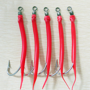 Señuelo <span class=keywords><strong>de</strong></span> Pesca Sabiki con Anzuelo para Anguila, Tubos <span class=keywords><strong>de</strong></span> Goma, Señuelo <span class=keywords><strong>de</strong></span> Arrastre - Product Image 3