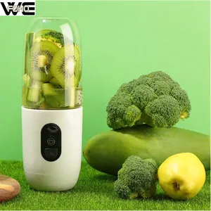 Custom Logo Blender Smoothie USB Food Grade Portable 380ML Mini Electric Fruit Blender Cup