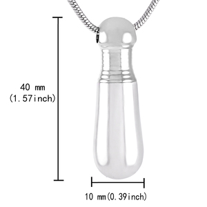 In acciaio inox cremazione cenere urna collana mazza da Baseball esercizio Memorial ciondolo incisa urna gioielli per cenere-amore - Product Image 2
