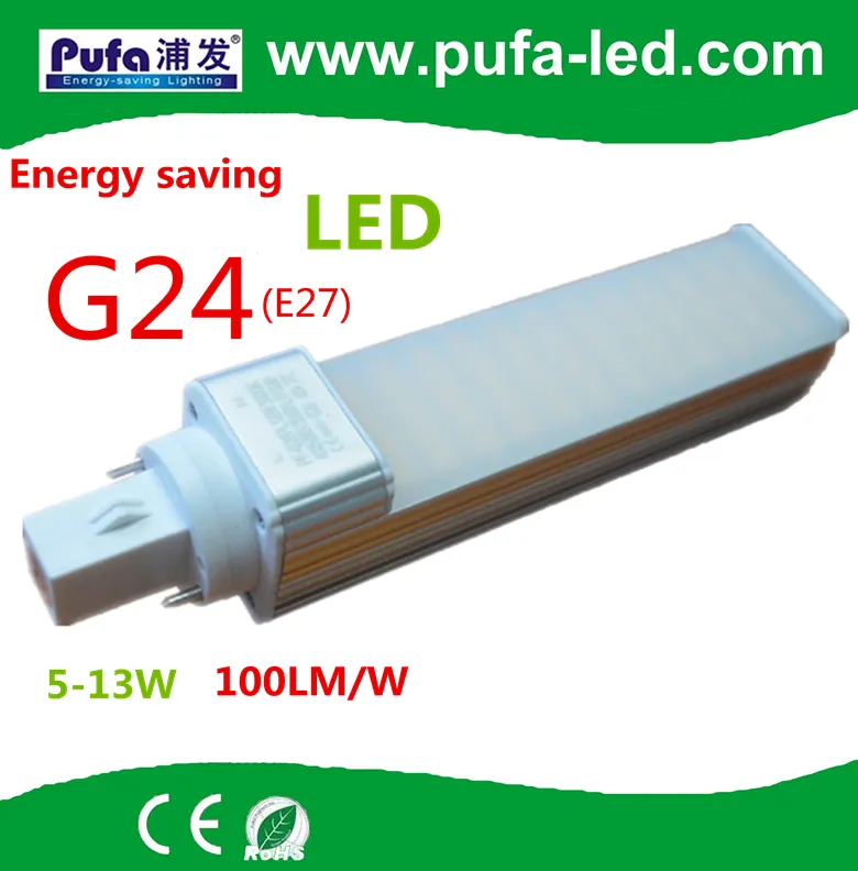 5-13w High power plc 2 pin 4 pin led g24 led pl licht lampe ersetzen cfl