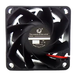 Fabbrica cinese di vendita calda 60x60x38mm 12v 24 volt dc di scarico di raffreddamento 6038 fan