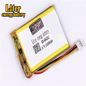 Stecker 2,0-3 P 3,7 V 484251 1500 mah Wiederaufladbare lipo batterie solar li ionen polymer lithium-batterie mit PCM - Product Image 3