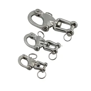 marine hardware Stainless Steel Swivel Eye Snap Boat Sailing Shackle