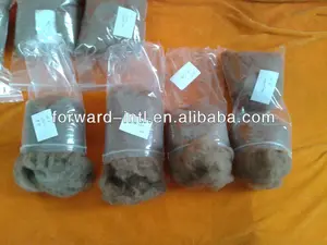 manufacture of camel hair , alpaca wool fiber ,camel wool in china