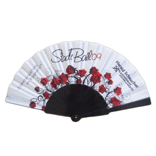 Лидер продаж, изготовленный на заказ пластиковый складной ручной вентилятор