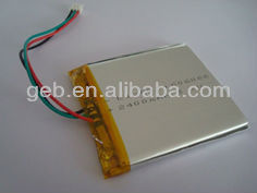 Bateria recarregável Li Polymer 3.7 V 2400 mah 606066 - Product Image 1