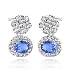 CZCITY-pendientes <span class=keywords><strong>de</strong></span> tuerca <span class=keywords><strong>de</strong></span> Topacio azul para mujer, aretes <span class=keywords><strong>de</strong></span> flor pequeños <span class=keywords><strong>de</strong></span> cristal <span class=keywords><strong>de</strong></span> CZ transparente <span class=keywords><strong>de</strong></span> plata 925 <span class=keywords><strong>de</strong></span> lujo, venta directa <span class=keywords><strong>de</strong></span> fábrica - Product Image 6