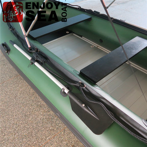 Bateau de pêche pneumatique <span class=keywords><strong>Zodiac</strong></span> Style 4,2 m 1,2 mm en PVC avec moteur hors-bord prêt à la dérive certifié CE - Product Image 4
