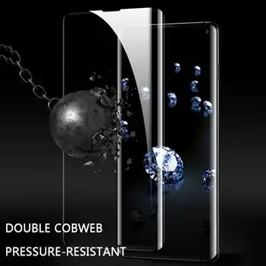 OEM Tempered Glass Màn Hình Proctor 3D Cong Đầy Đủ Bìa Đối Với Samsung Cho Galaxy S10/S10 + Không Thấm Nước Rõ Ràng Minh Bạch Bảo Vệ Bìa