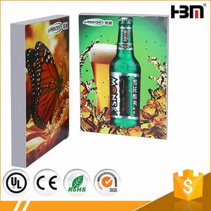 Personalizar cualquier tamaño ultra delgado 2 pulgadas pantalla tela marco de caja de luz led para las tiendas - Product Image 6