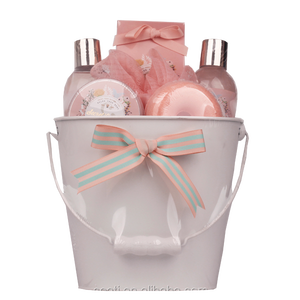 Cestas de <span class=keywords><strong>regalo</strong></span> de Spa para <span class=keywords><strong>mujer</strong></span>, juegos de baño con aroma de jardín rosa para Festival de <span class=keywords><strong>cumpleaños</strong></span> - Product Image 3