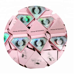 Create your own brand 3d mink eyelashes false silk synthetic eye lashes private label custom packaging box faux 3d mink lashes