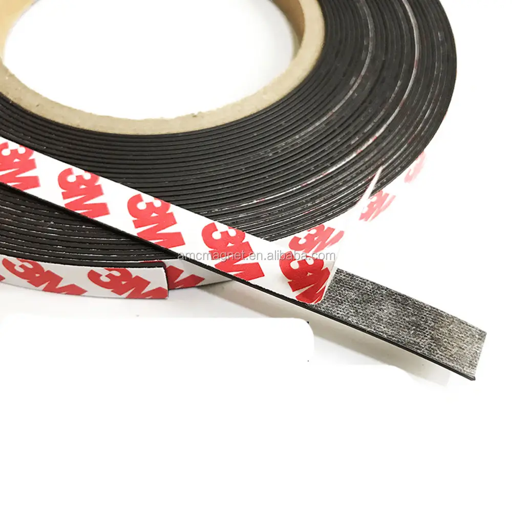 Benutzerdefinierte gummi magnete magnetische streifen für whiteboards klebeband