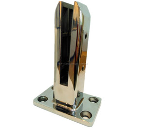 316ss miroir rampe verre <span class=keywords><strong>pince</strong></span> titulaire de la piscine clôture verre de base mâle piscine <span class=keywords><strong>garde</strong></span> - <span class=keywords><strong>corps</strong></span> en verre support - Product Image 2