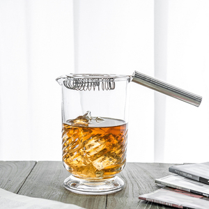 Verre à cocktail moderne soufflé à la main, transparent, sans plomb, de haute qualité, 650 ml, avec pied, pour bar, NOVARE - Product Image 3