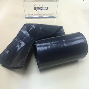 एचडीपीई/LDPE काले प्लास्टिक कचरा/ट्रैश/बकवास/मना बैग पर रोल