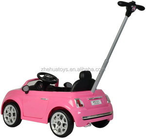 <span class=keywords><strong>Voiture</strong></span> à pédales <span class=keywords><strong>Fiat</strong></span> <span class=keywords><strong>500</strong></span> sous licence avec poignée de poussée, nouveaux jouets à pédales pour enfants 2018 - Product Image 2