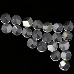 India Factory Price Three Facets Top Flat Bottom 1.75ミリメートルCubic Zirconia Stones