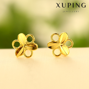 2020 و xuping الأزياء والمجوهرات <span class=keywords><strong>druzy</strong></span> 24k مجوهرات مطلية بالذهب أقراط للنساء ، المصوغات الذهب بيجو المجوهرات - Product Image 3
